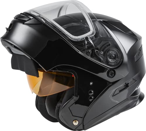 Casco de nieve modular con doble lente GMAX GM-01S (Negro, - Imagen 4