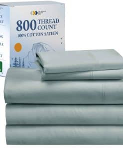 Juego de sábanas Split King Soft Teal de California Design