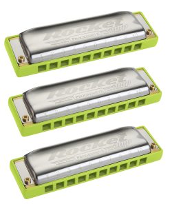 Hohner M2015 Rocket Amp Harmonica ProPack, 3-pack