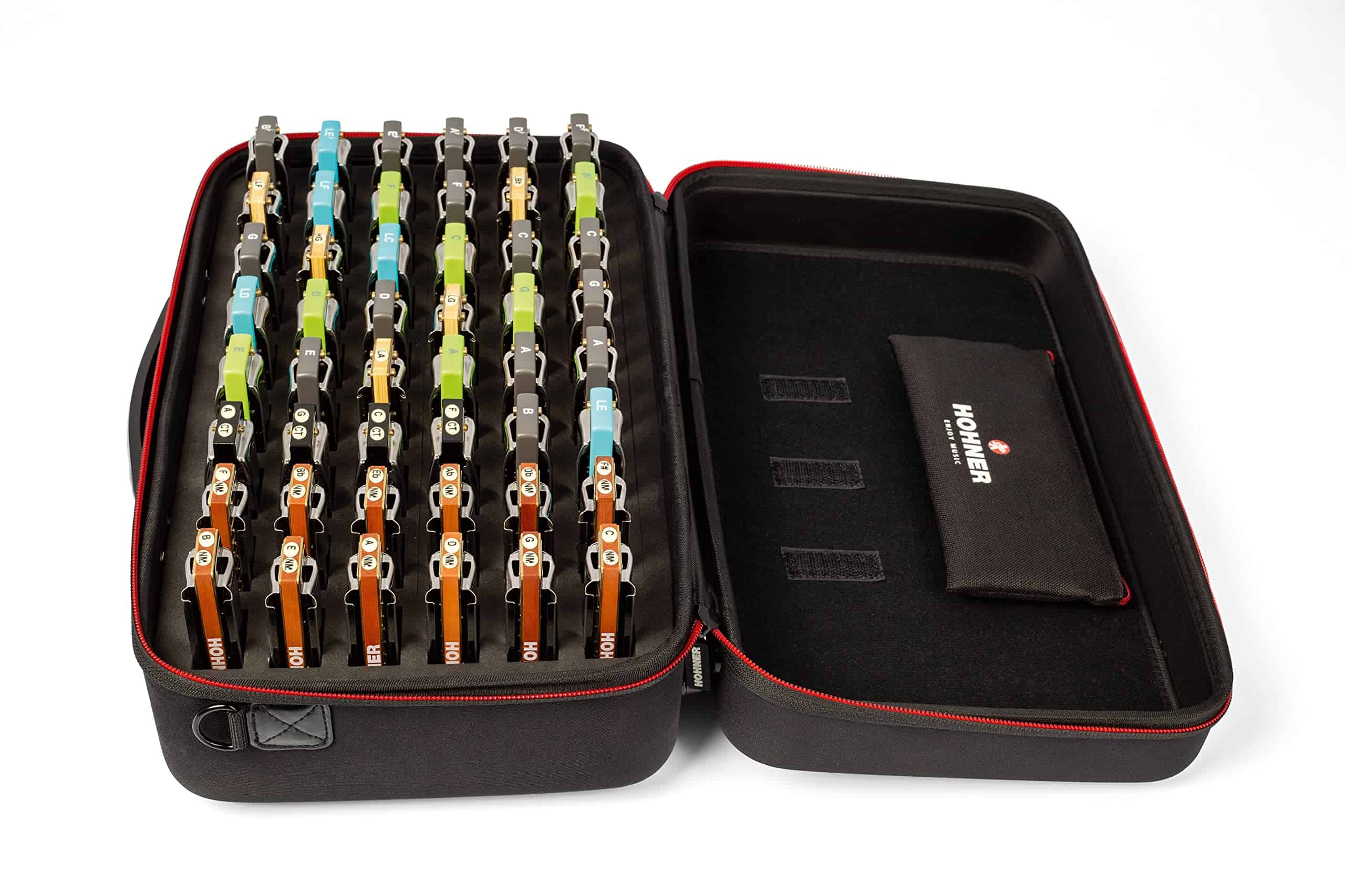 Estuche para armónicas HOHNER, Negro (MZ20193) - Imagen 3