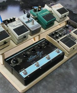 Tablero de Pedales de Efectos para Guitarra de Madera con