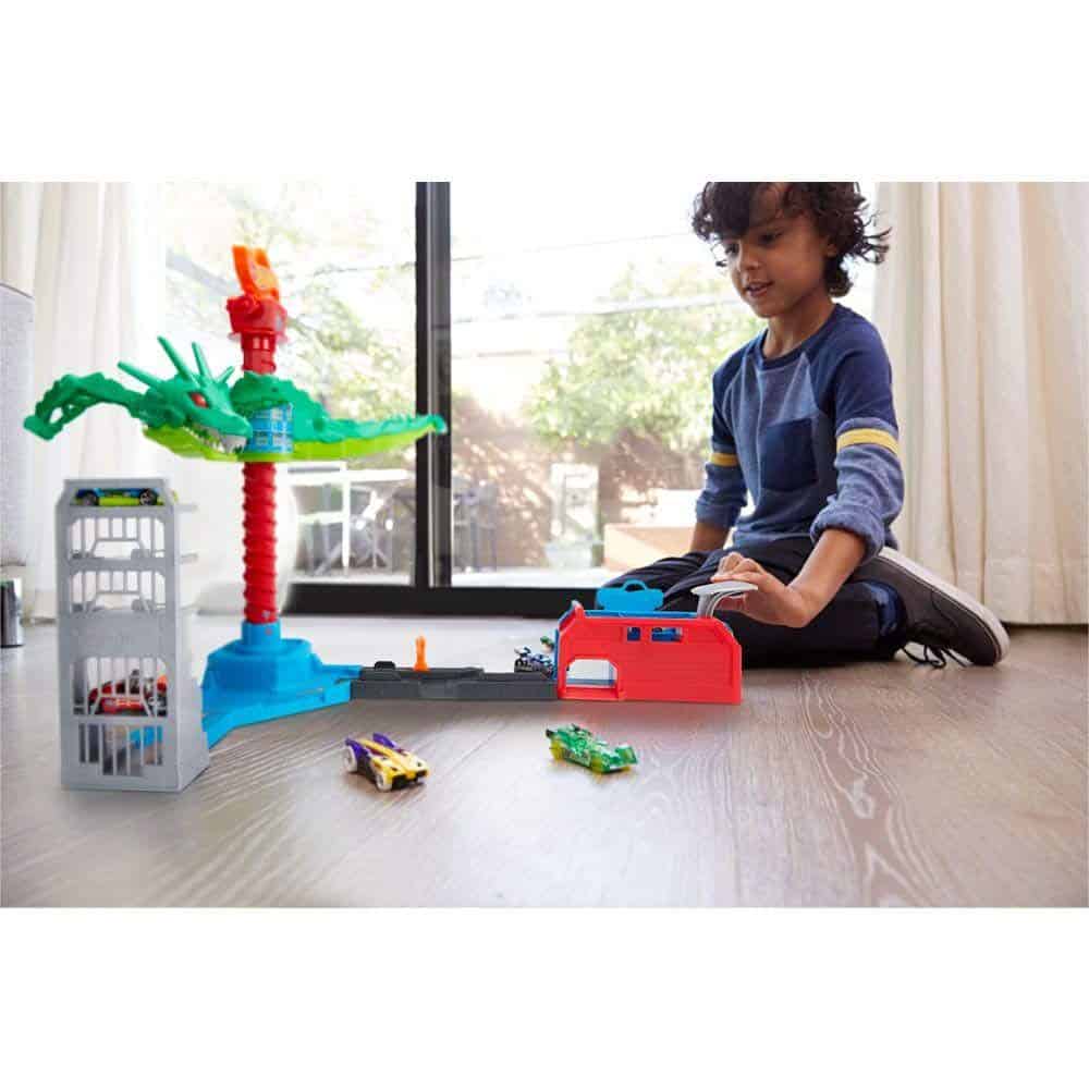 Hot Wheels Air Attack Dragon, Play Set - Imagen 7