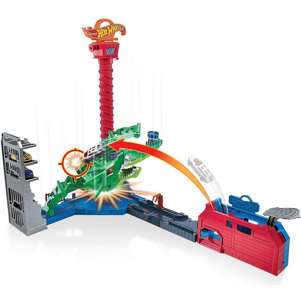 Hot Wheels Air Attack Dragon, Play Set - Imagen 5