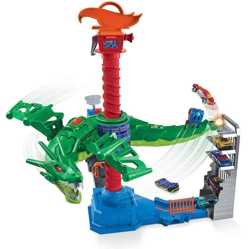 Hot Wheels Air Attack Dragon, Play Set - Imagen 4