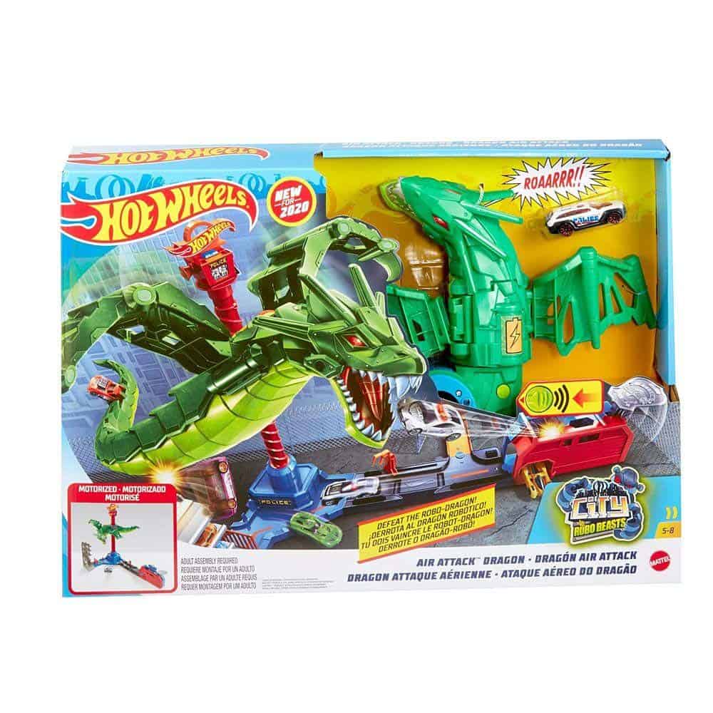 Hot Wheels Air Attack Dragon, Play Set - Imagen 8
