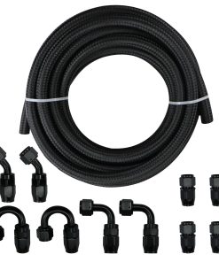 Kit de línea de combustible BOWERKAR 10AN 20FT con trenzado