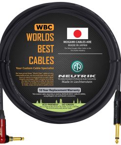 Cable de Instrumento para Guitarra y Bajo de 10 Pies -