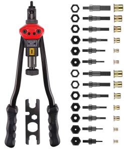 Herramienta de Tuercas Remachadas de 16" TWT con Sistema de