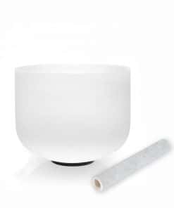 Tazón Cantor de Cuarzo con Frosted Crystal de 8 pulgadas en