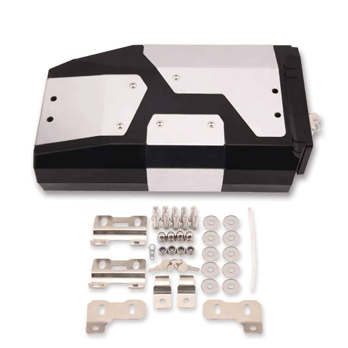 Caja lateral para motocicletas de acero inoxidable con caja - Imagen 9