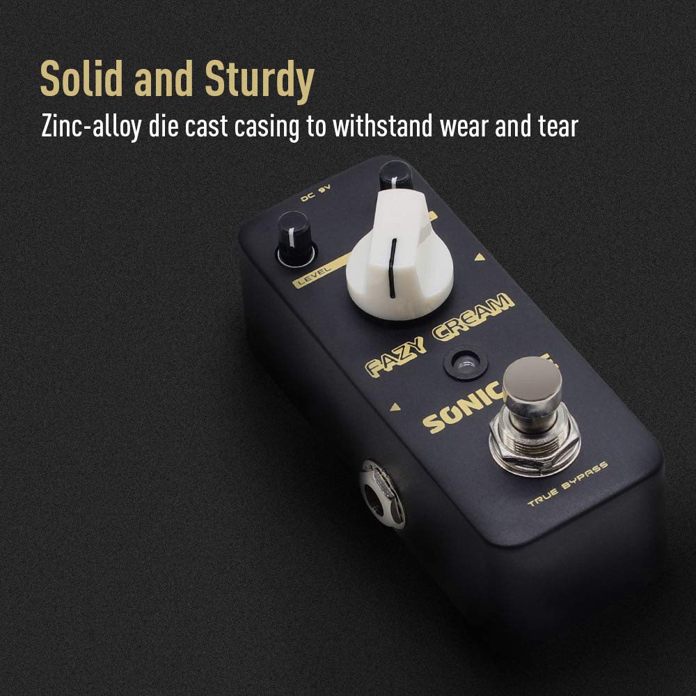 Pedal de Efecto de Guitarra Fuzz SONICAKE Fazy Cream - Imagen 6