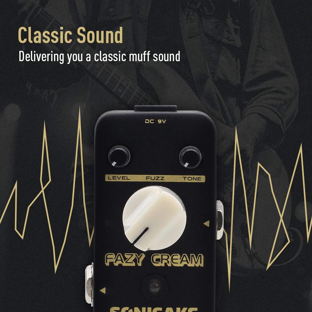 Pedal de Efecto de Guitarra Fuzz SONICAKE Fazy Cream - Imagen 3