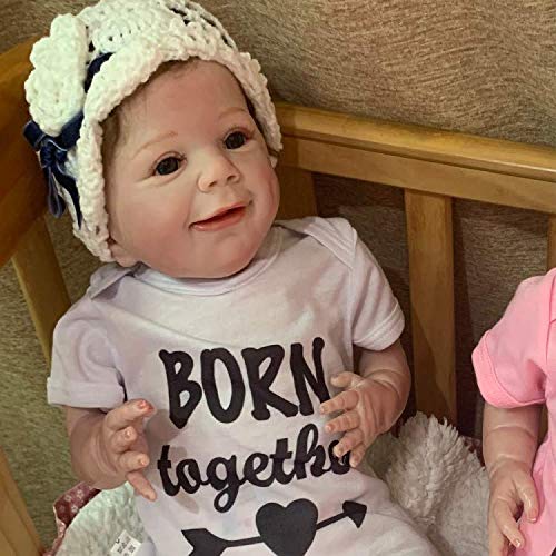 Muñeco Reborn de Bebé Niño Angelbaby de 22 pulgadas Hecho a - Imagen 7