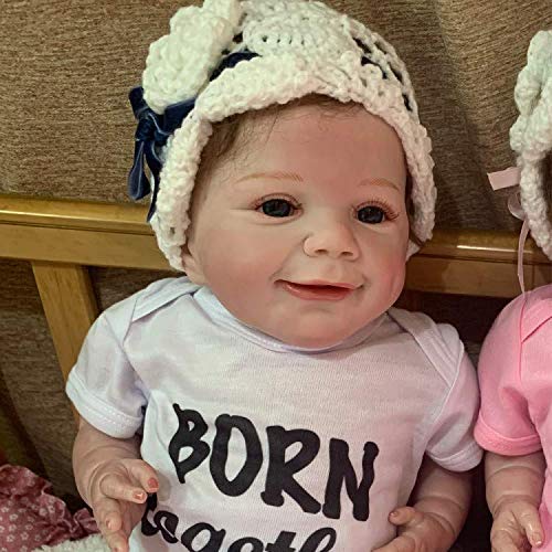 Muñeco Reborn de Bebé Niño Angelbaby de 22 pulgadas Hecho a - Imagen 8