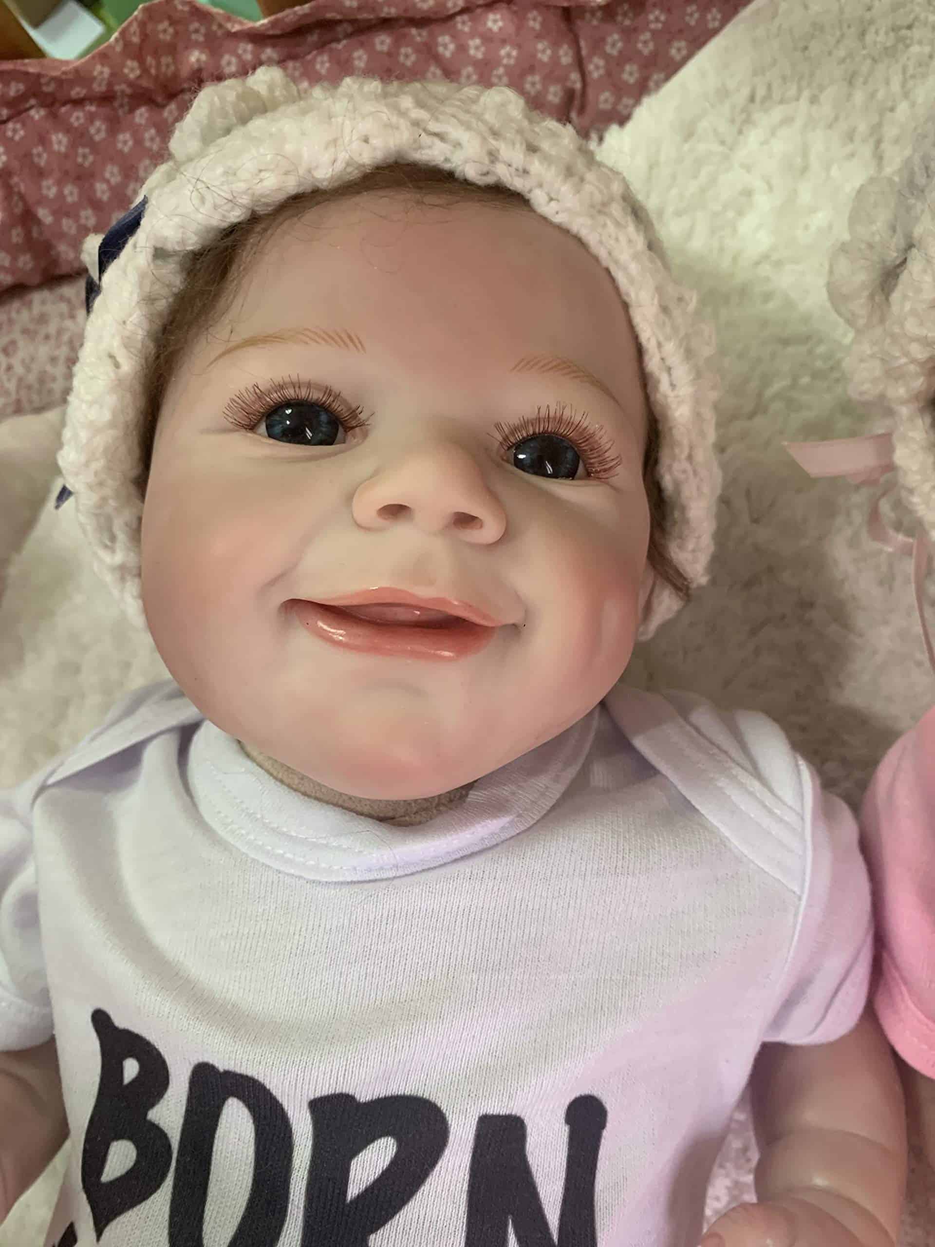 Muñeco Reborn de Bebé Niño Angelbaby de 22 pulgadas Hecho a - Imagen 3