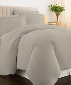 Juego de Funda Nórdica Pizuna Pure 100% -Simply Taupe