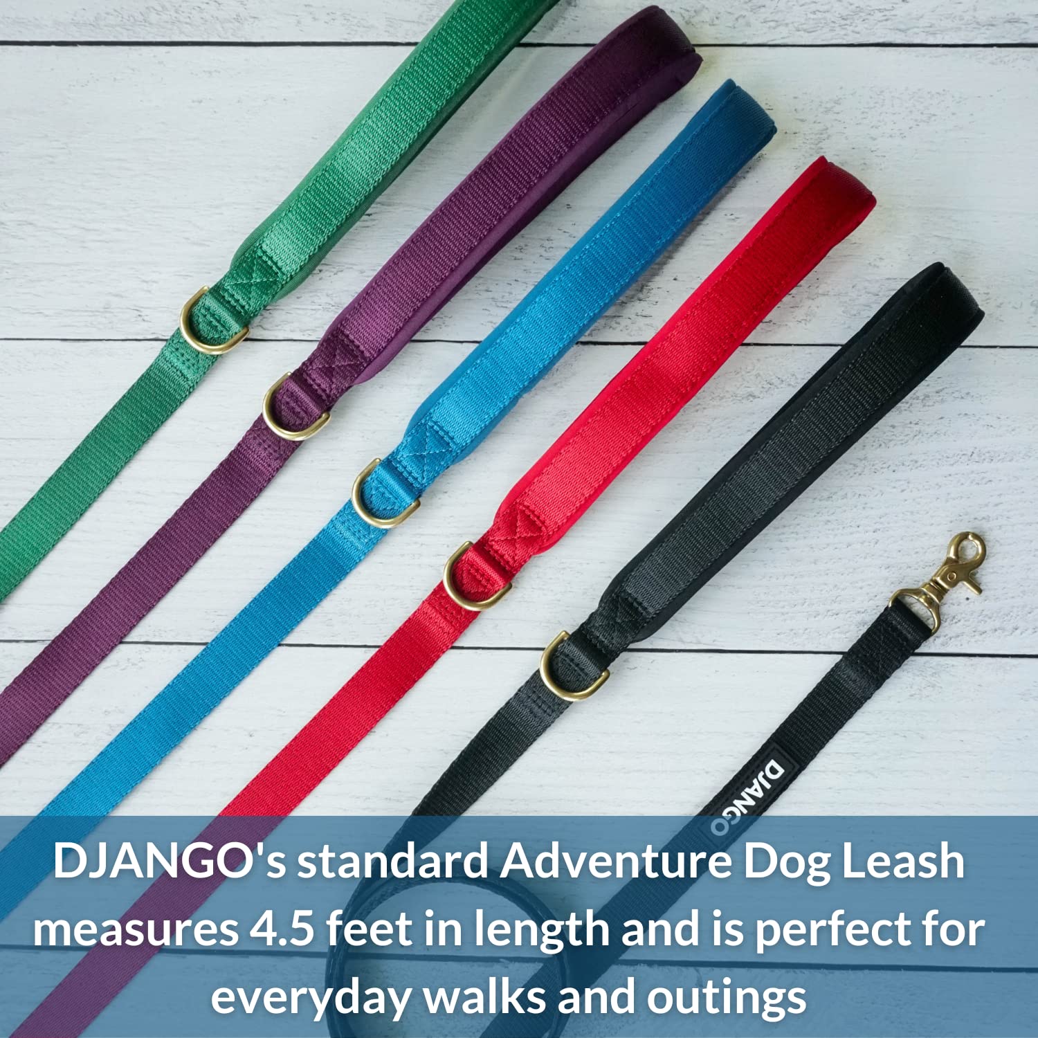 Correa para perro de aventura DJANGO � Resistente, cómoda y - Imagen 3