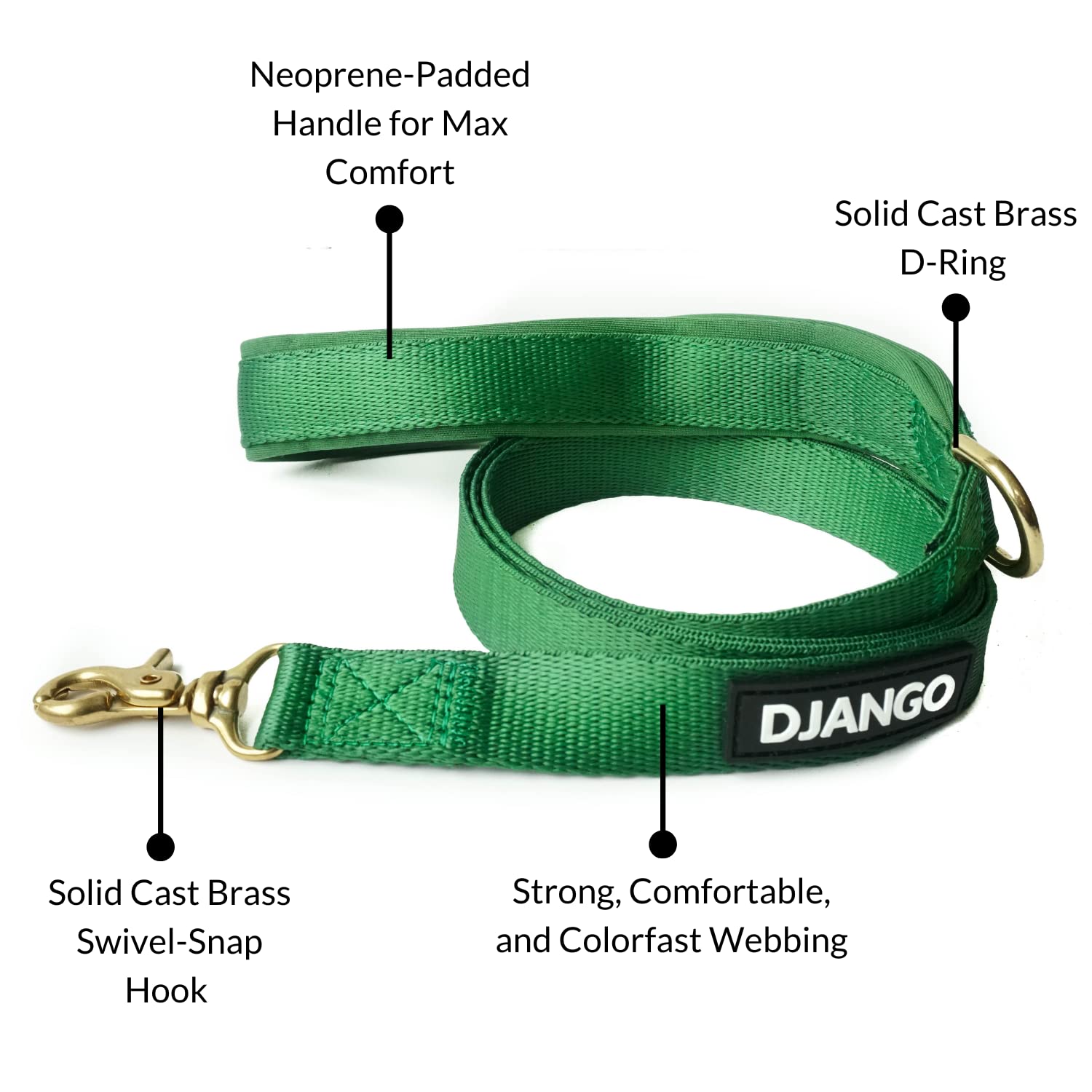 Correa para Perros de Aventura DJANGO – Resistente, Cómoda - Imagen 6