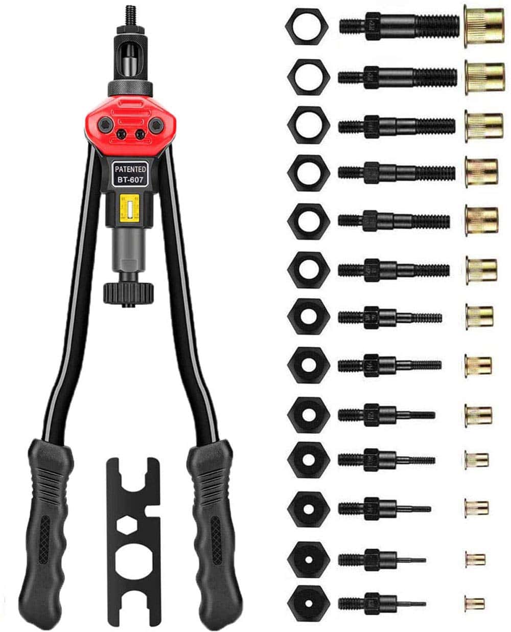 Herramienta profesional para remachar tuercas ZSY de 16",