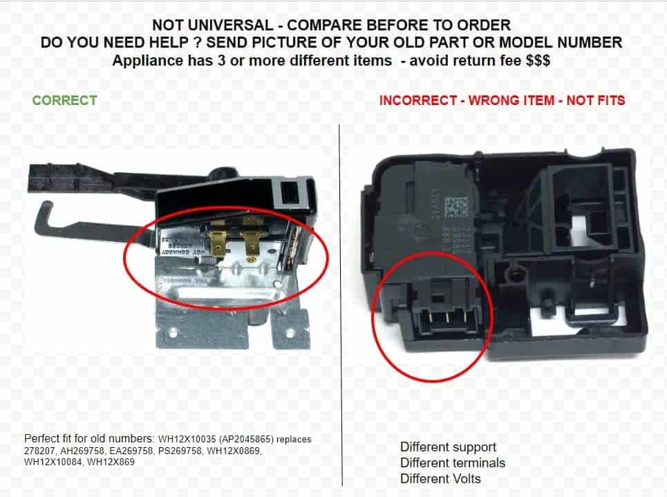 ReplacementPartsUSA GLOB PRO EAP269758 - WH12X10035 - Imagen 5