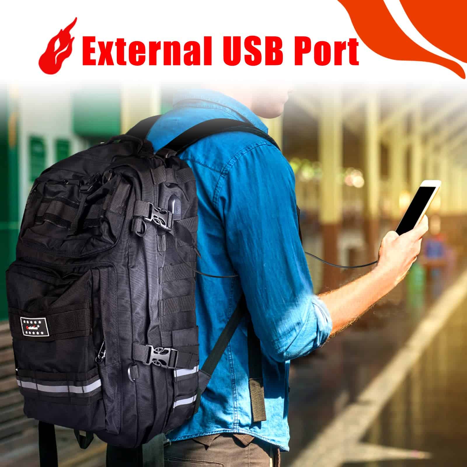 Mochila para Casco de Motocicleta Goldfire para Hombres - Imagen 7