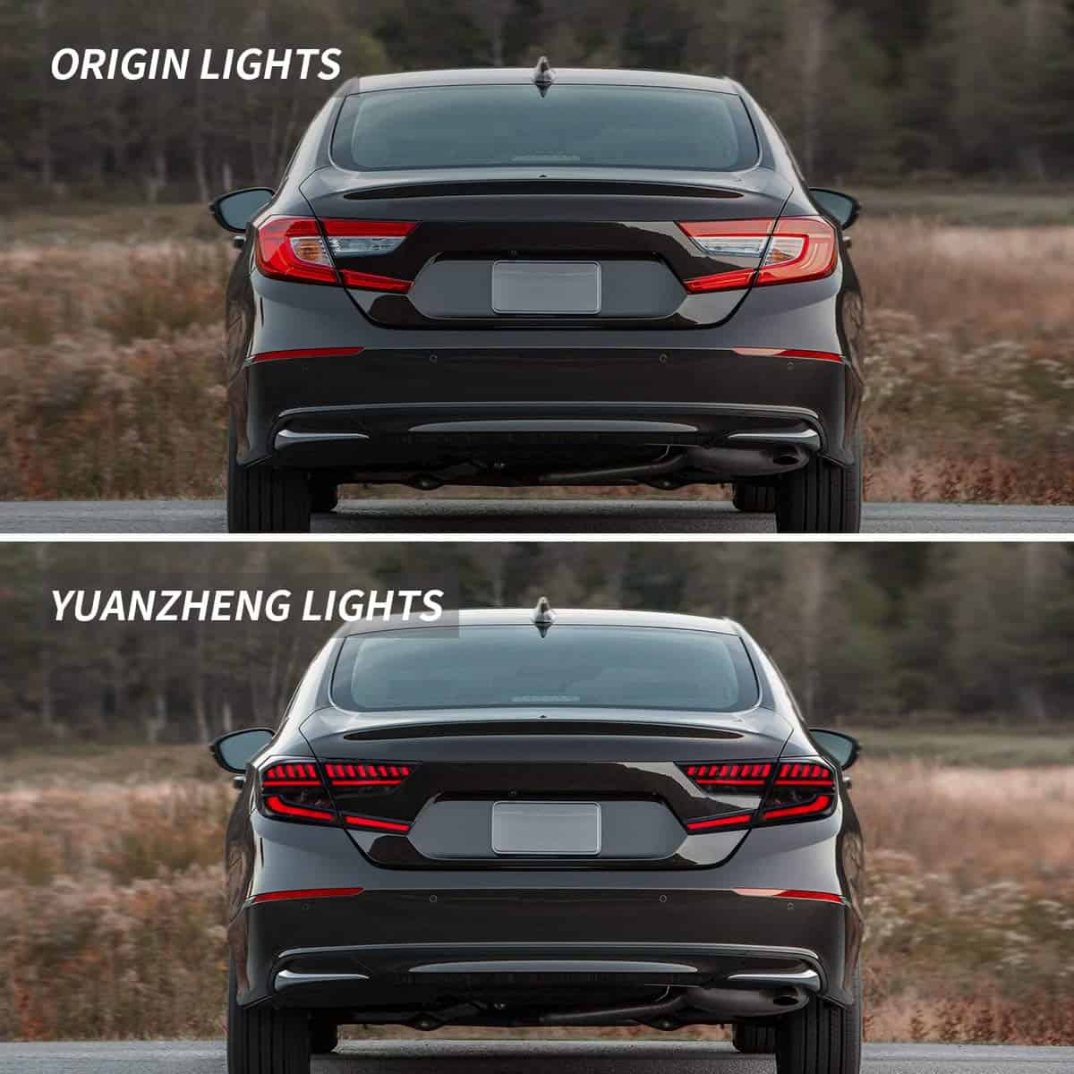 VLAND Faros Traseros LED Ahumados Compatibles con [Honda - Imagen 9