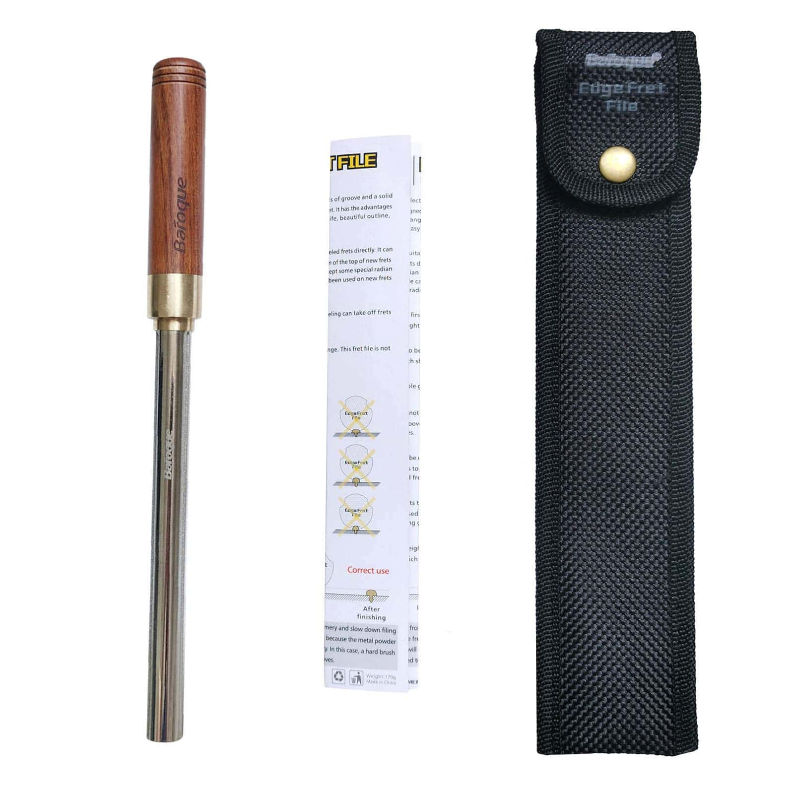 Limado de coronación de trastes de guitarra barroca Limas - Imagen 7