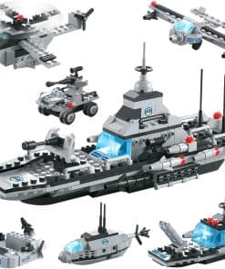 Conjunto de bloques de construcción de portaviones y