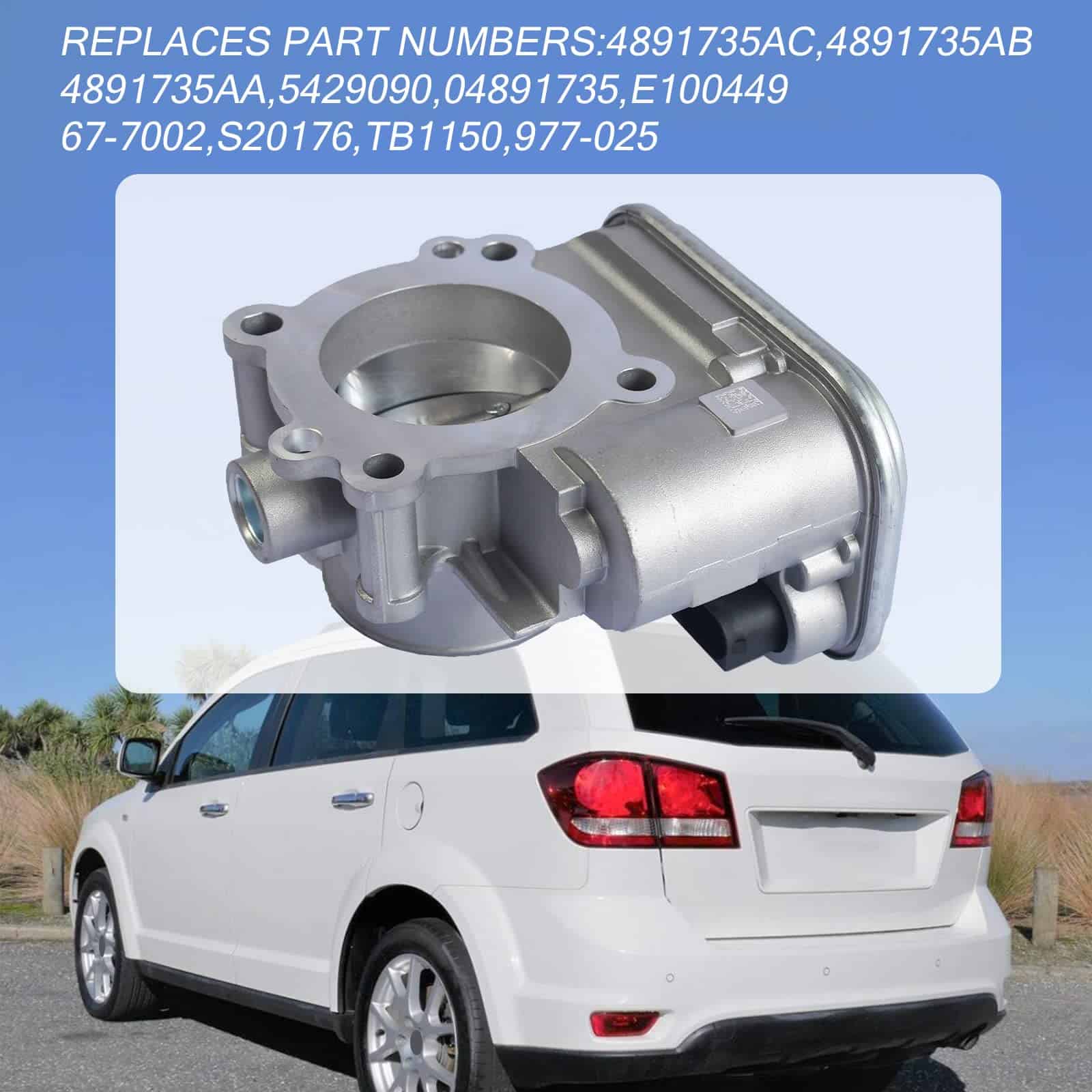 Cuerpo del acelerador electrónico con IAC TPS de repuesto - Imagen 5