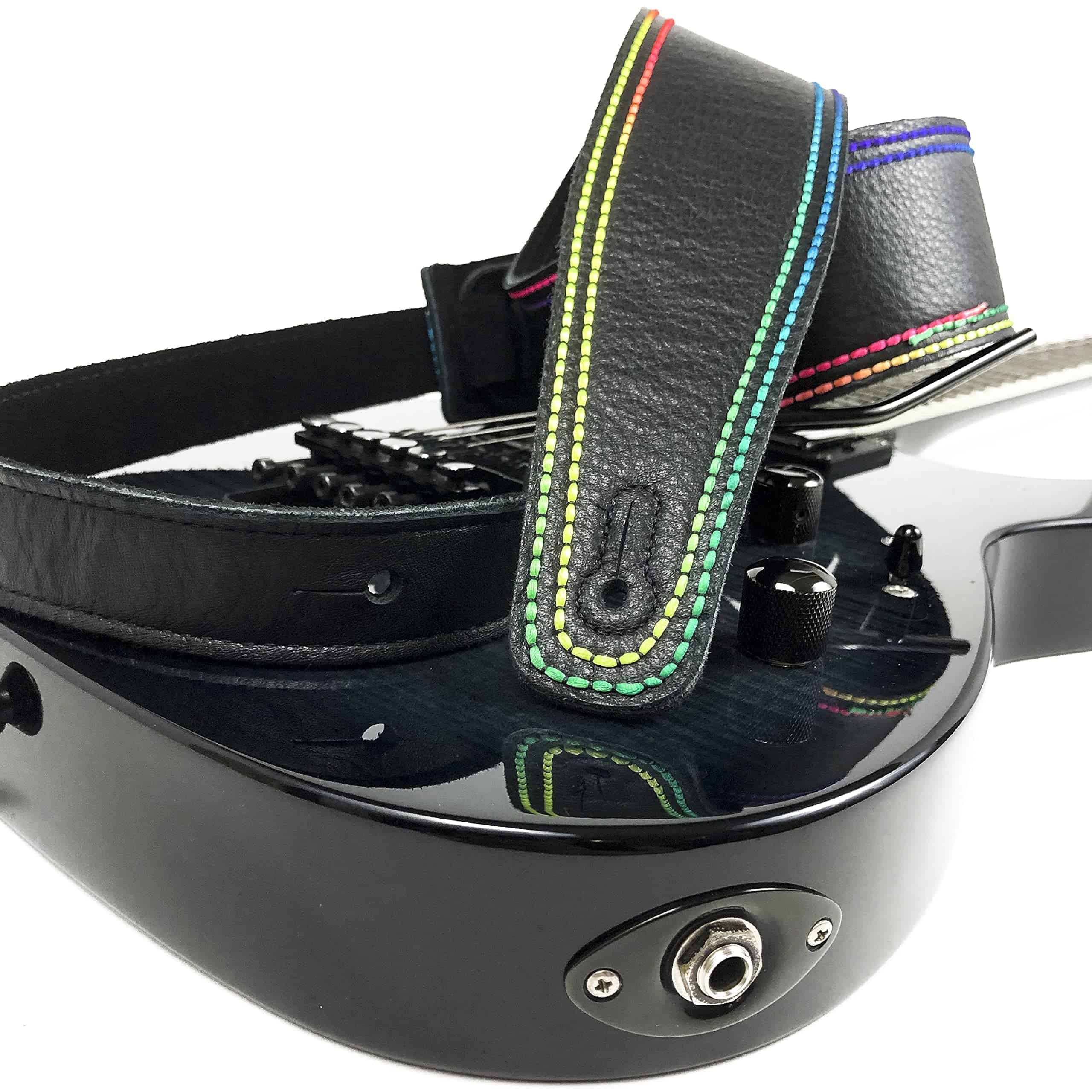 Correa de guitarra de hilo multicolor de Perri's Leathers - Imagen 3