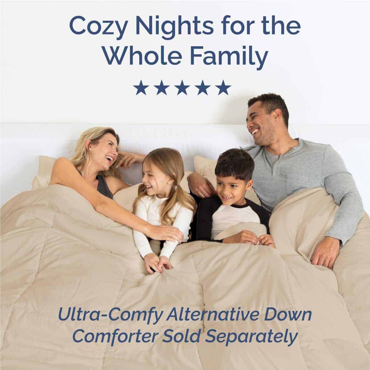 Juego de sábanas completo de 4 piezas - -Crema - Imagen 9