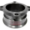 Adaptador JM Turbo 2.5" 4 pernos a 3" V-band para Turbo