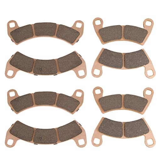 RANSOTO 2205949 Kit de 4 Pastillas de Freno Delanteras y