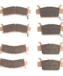 Pastillas de freno delanteras y traseras de metal