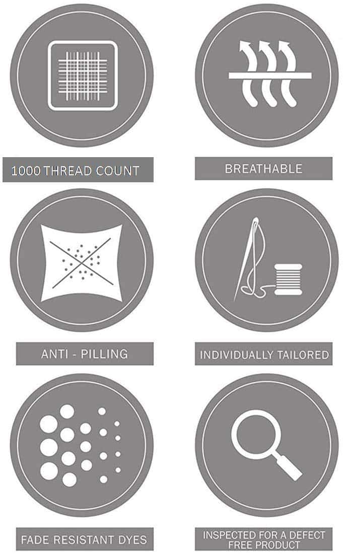 Set de Fundas de Almohada TBM 100% Sábanas de Algodón - Imagen 4