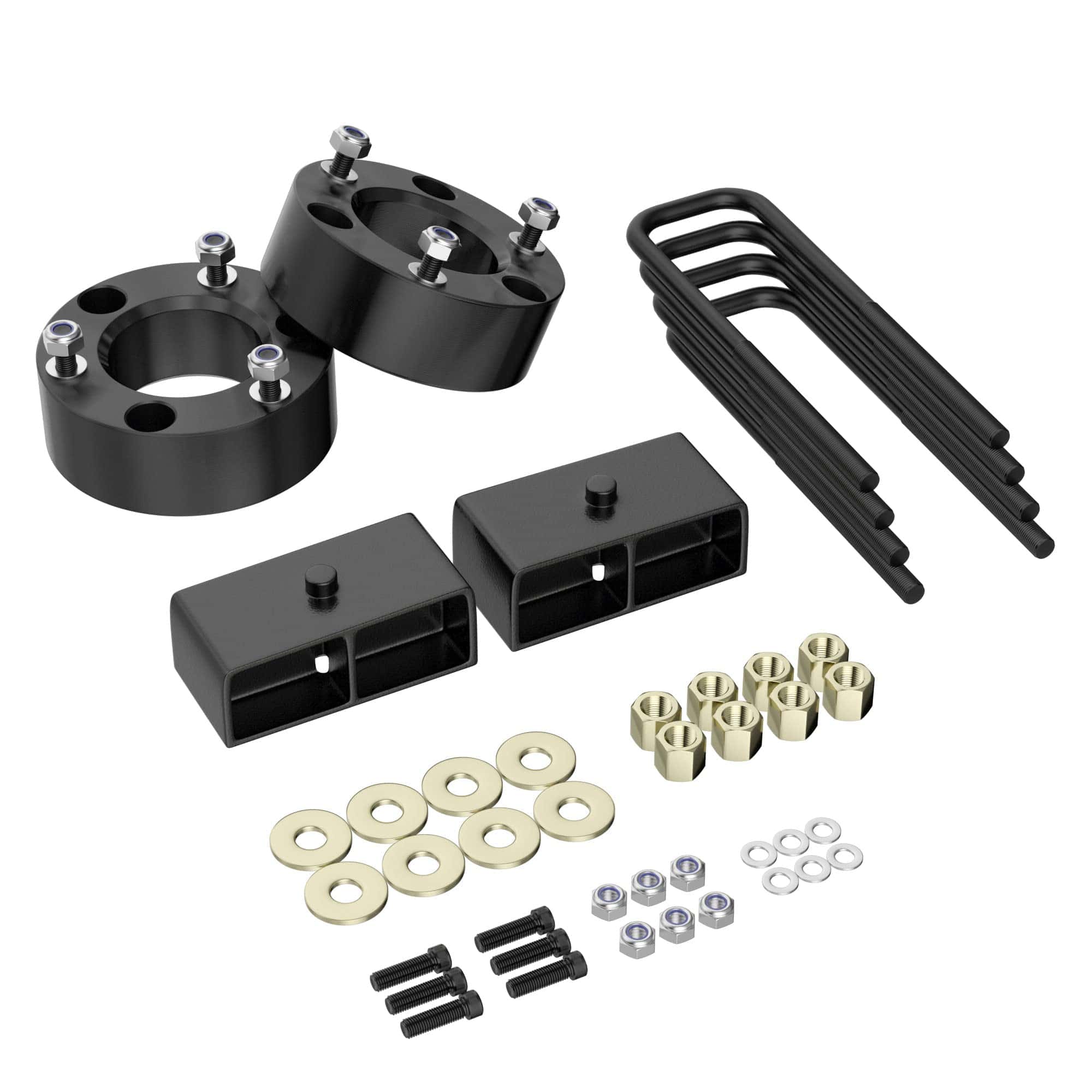 Kit de elevación delantero de 3" y trasero de 2" para