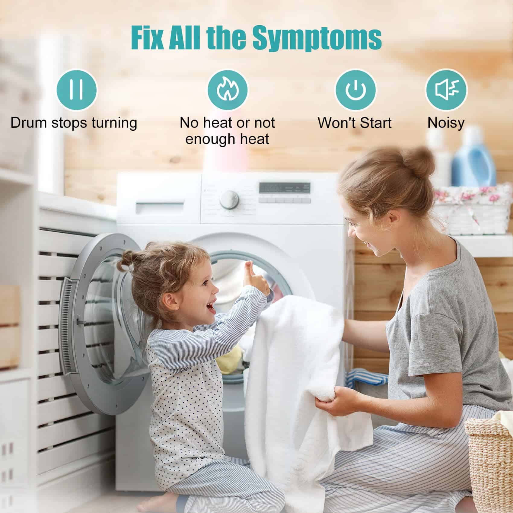 Kit de Reparación para Secadora 4392065RC Incluye Polea de - Imagen 6