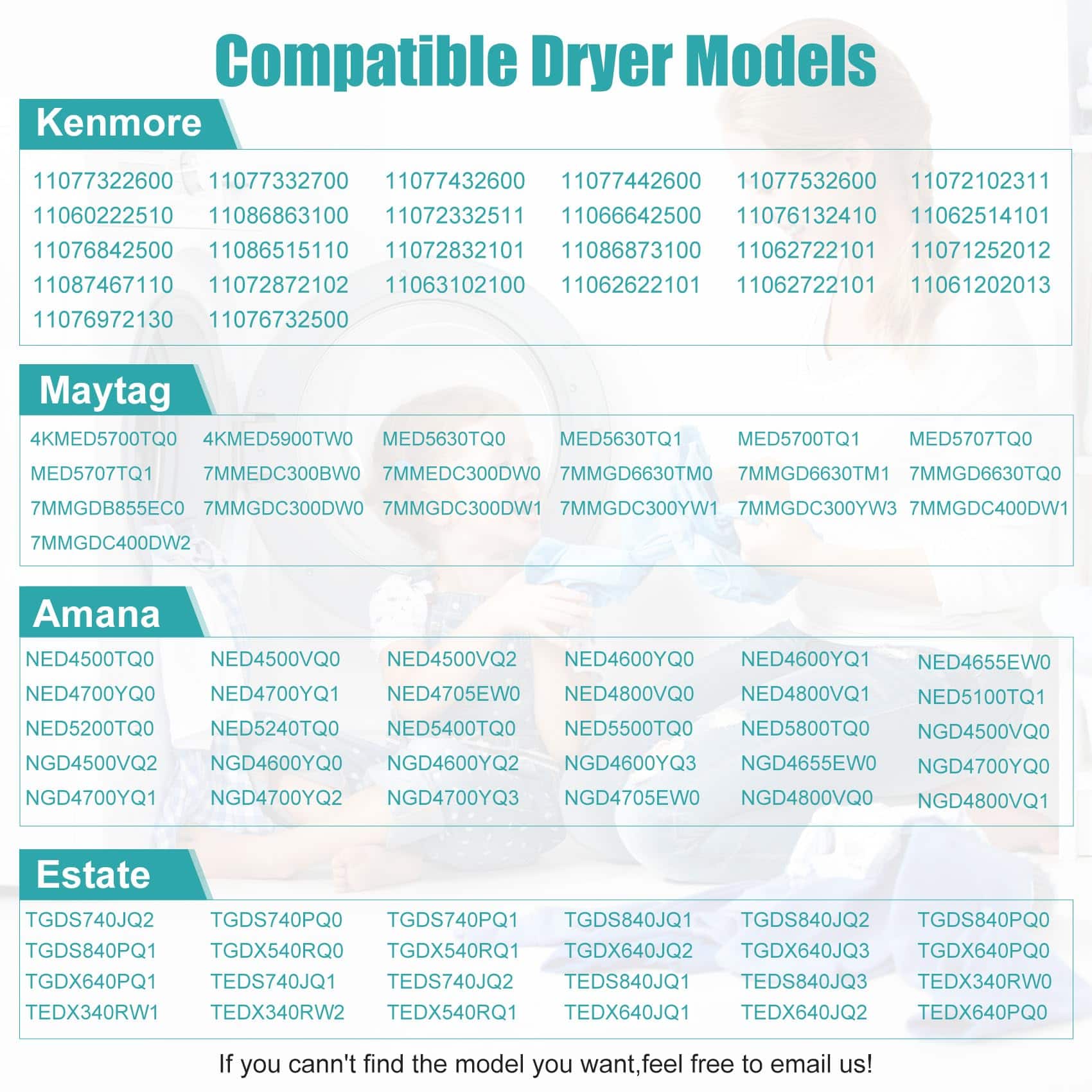 Kit de Reparación para Secadora 4392065RC Incluye Polea de - Imagen 8
