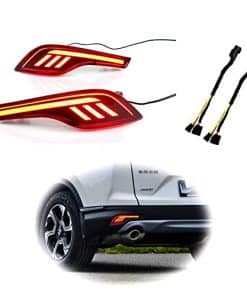 PGONE Reflectores Rojos LED Traseros de Parachoques con