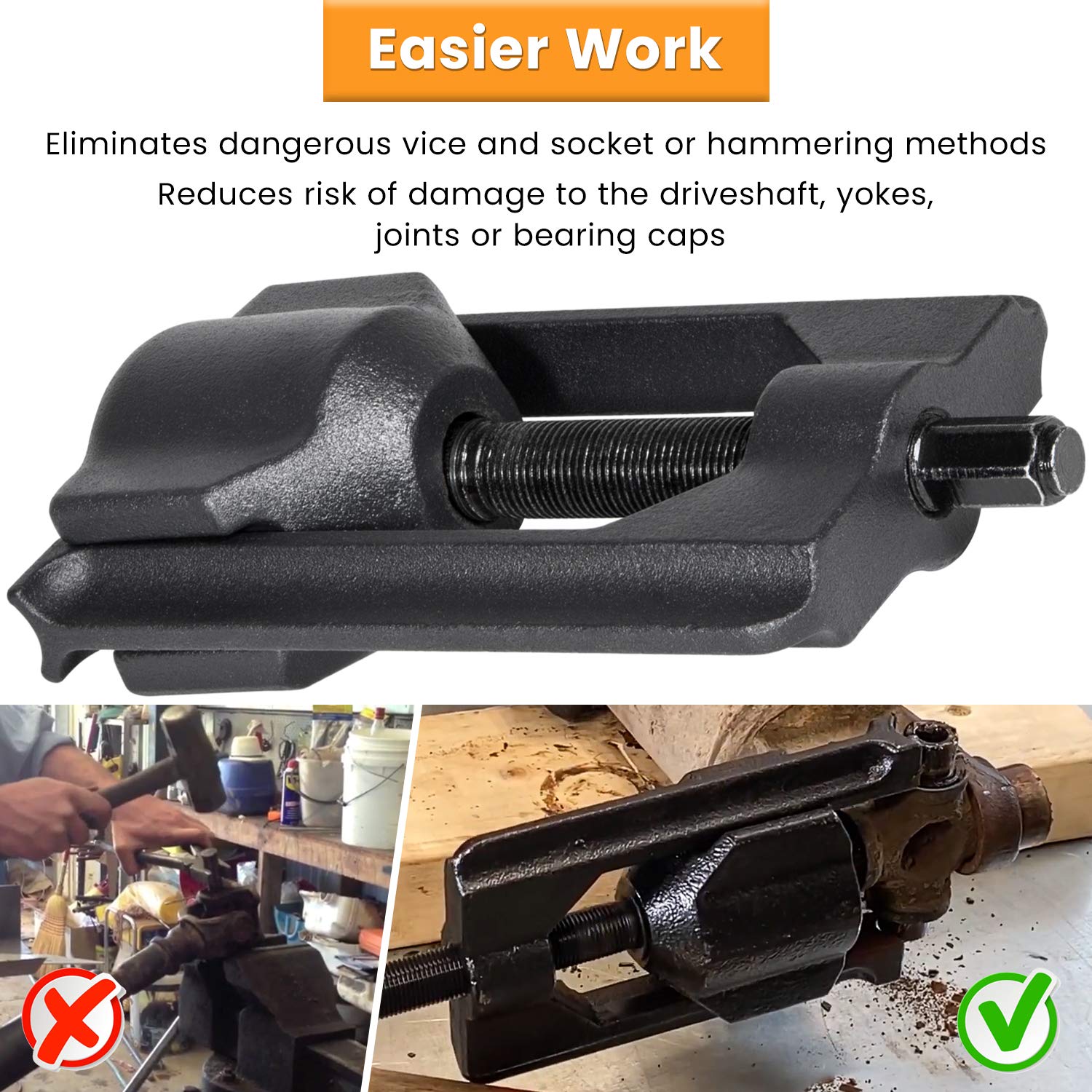 E-cowlboy 10105 Extractor de Universal Joint Pullers - Imagen 4