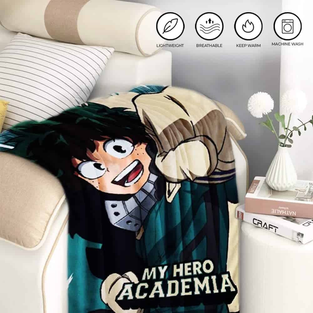 Manta de My Hero Academia Villano de Felpa - Suave y Cálida - Imagen 8