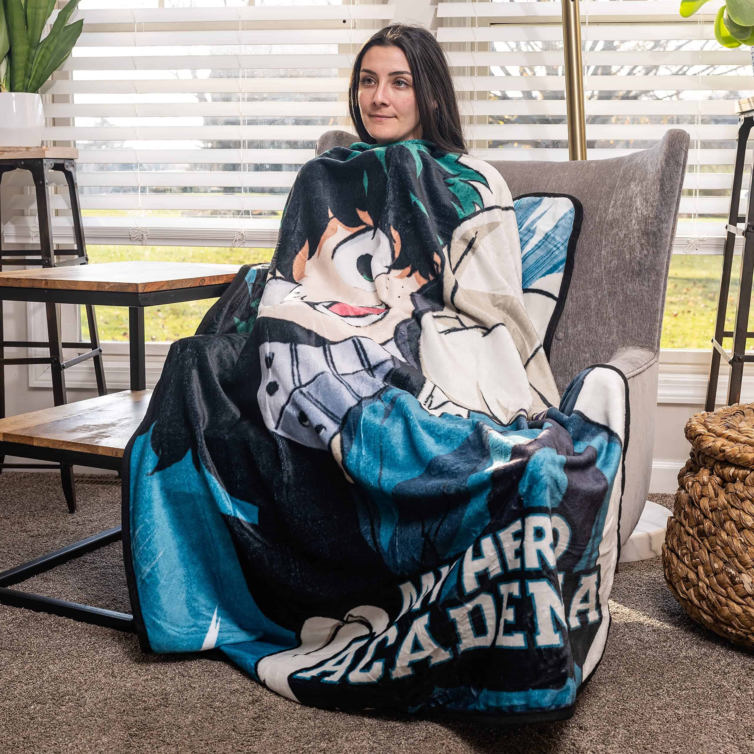Manta de My Hero Academia Villano de Felpa - Suave y Cálida - Imagen 3