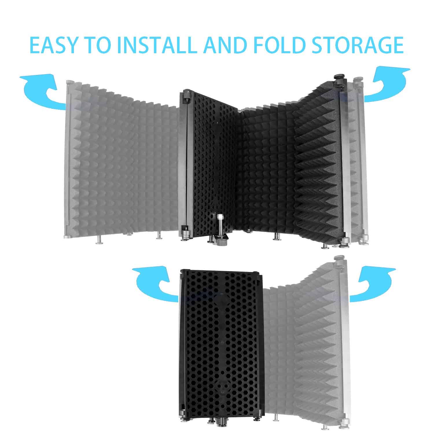 Escudo de Aislamiento de Micrófono, Filtro de Aislamiento - Imagen 4