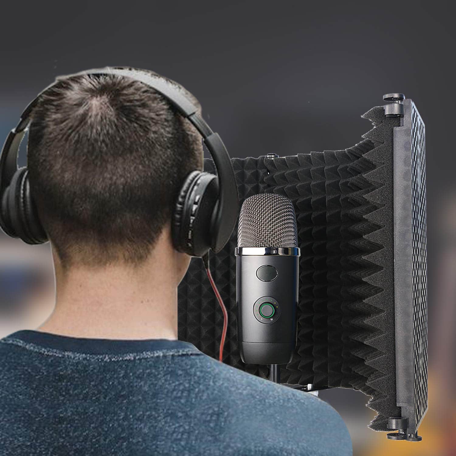 Escudo de Aislamiento de Micrófono, Filtro de Aislamiento - Imagen 8