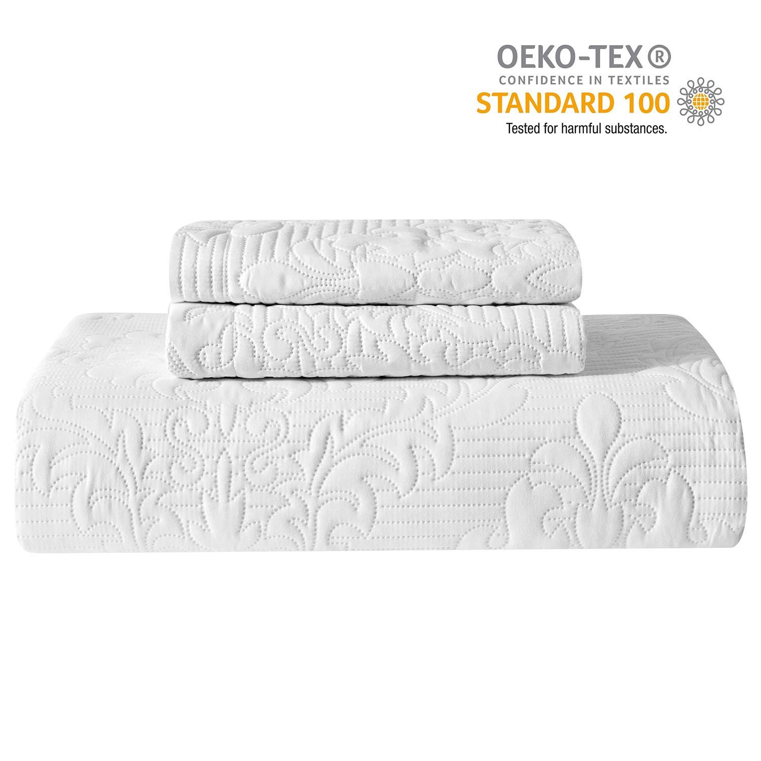 Colcha Blanca King Size Hansleep - Jacquard Ultrasonido - Imagen 8