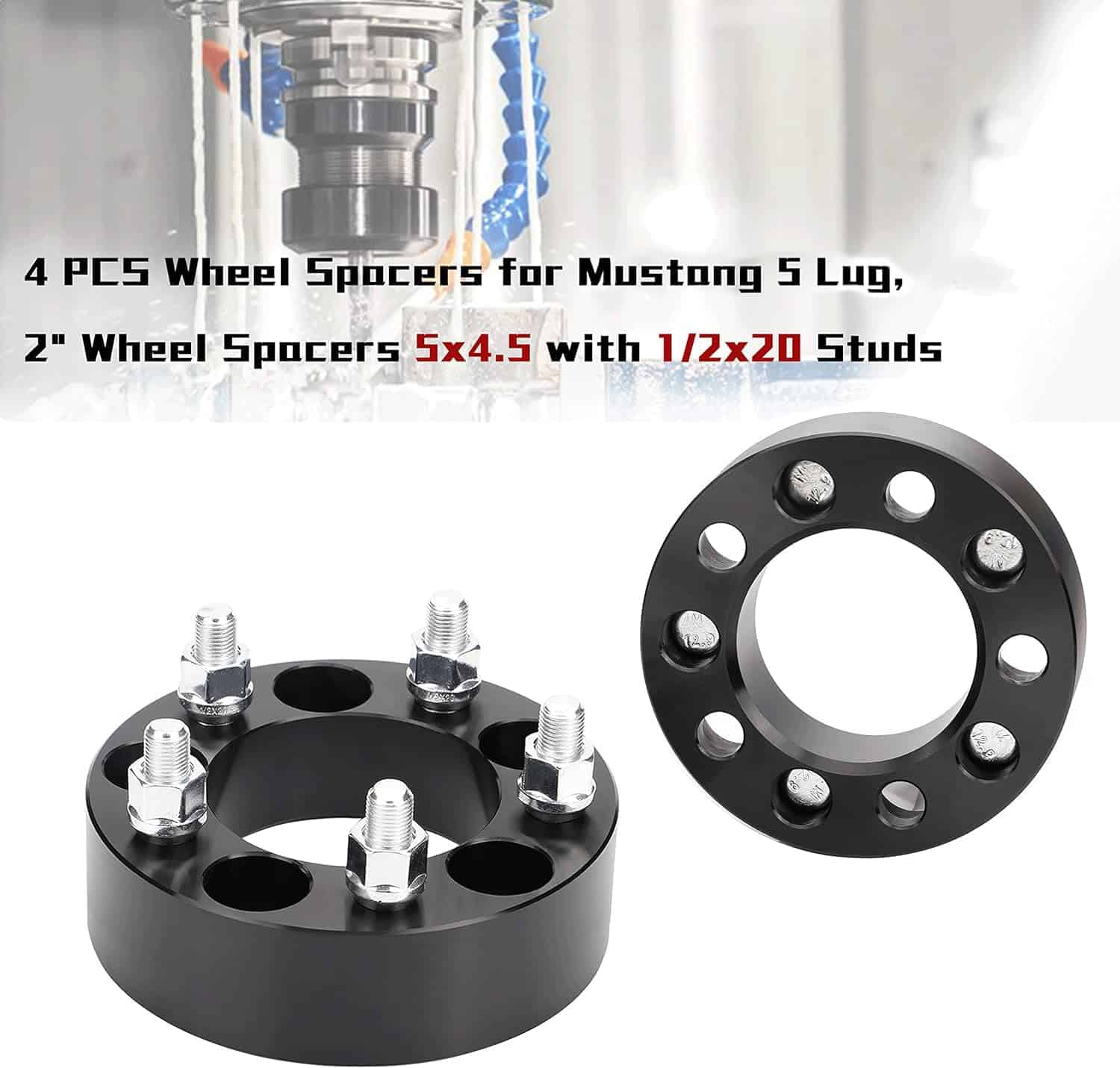 Separadores de rueda Richeer 5x4.5 Compatible con TJ XJ YJ - Imagen 6