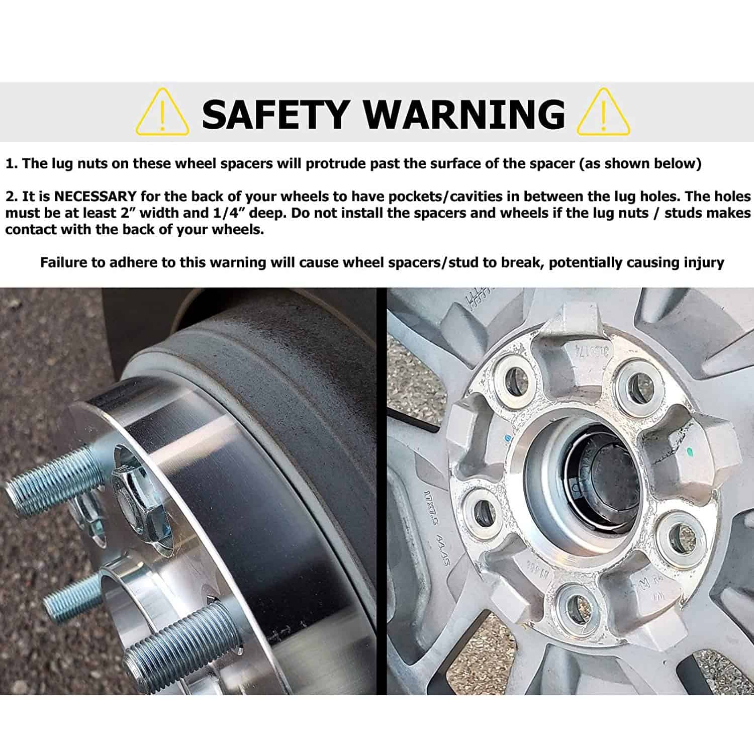 Espaciadores de Rueda EZISOE de 1.25 Pulgadas para - Imagen 9
