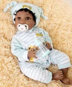 Muñecas Reborn Aori Americanos Negros Realistas Muñeco