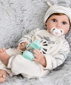 Muñeco Bebé Realista Aori de 22 Pulgadas Cuerpo Blando y