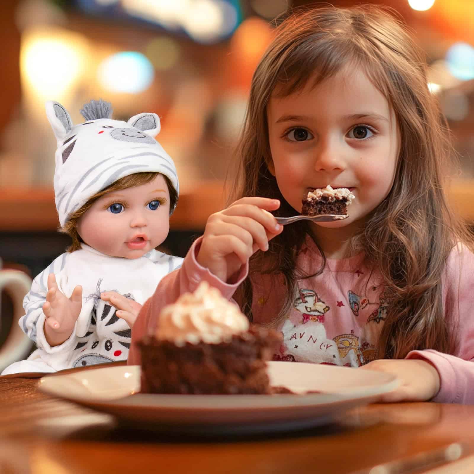 Muñeco Bebé Realista Aori de 22 Pulgadas Cuerpo Blando y - Imagen 4